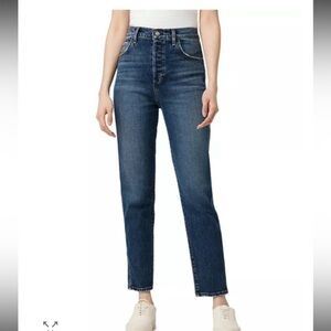 Joe's The Raine High Rise Slim Straight Jeans.